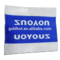 Custom brand name logo woven label for mattress,clothers,rugs
